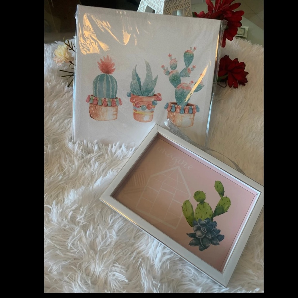 🌵CACTUS Decor Set| Mug & 2- wall frames🌵🌷 - Picture 8 of 9